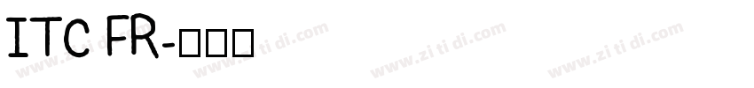 ITC FR字体转换